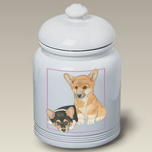 Corgi Welsh Pembroke Treat Jar Pipsqueakproductions