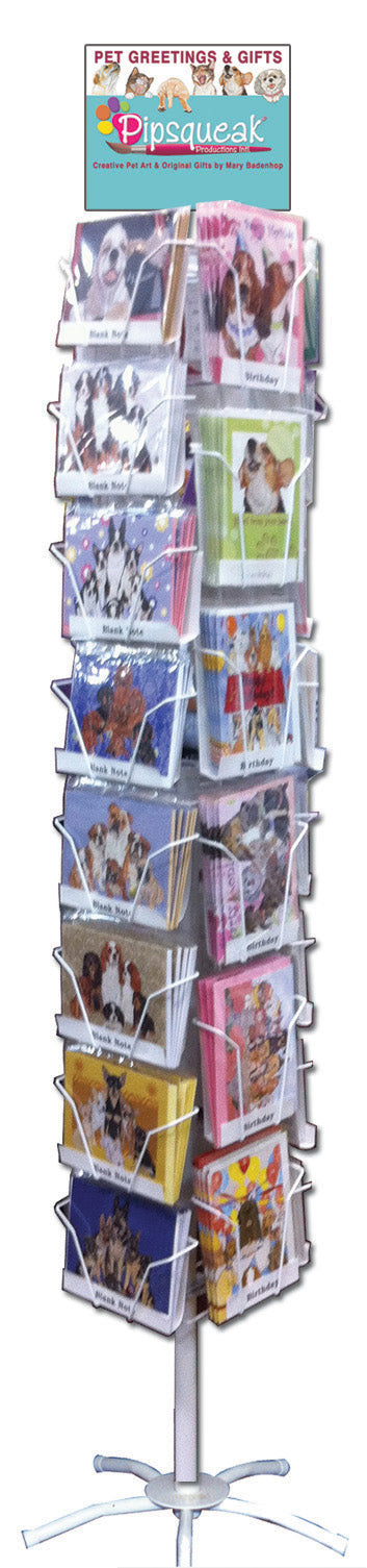 _28 Pocket Floor Spinner PrePacked with 168 Cards - Pipsqueakproductions