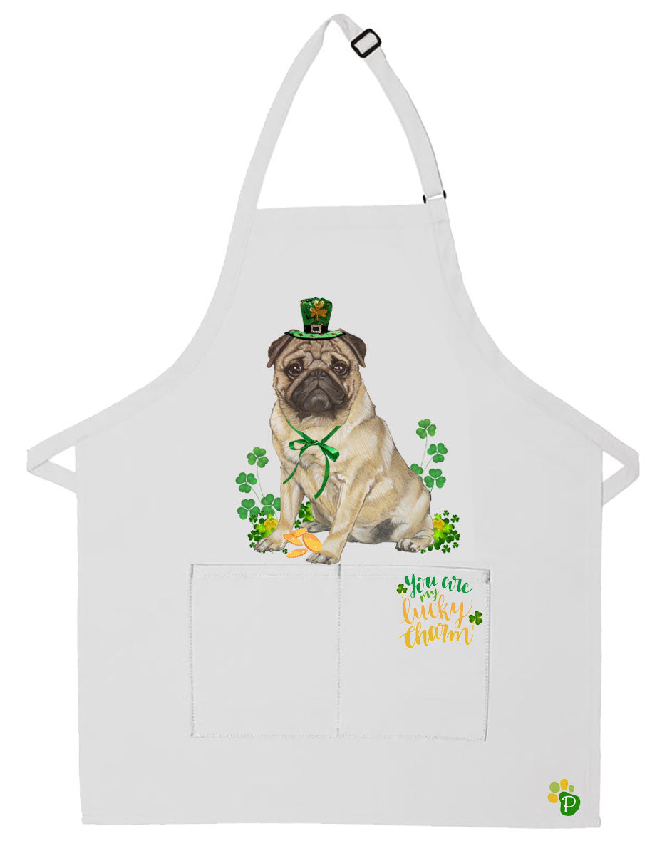 Pug Saint Patrick’s Apron