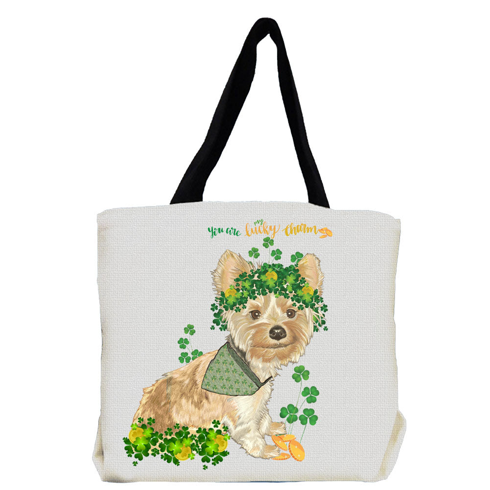 Yorkshire Terrier Gold Dust Saint Patrick’s Tote Bag