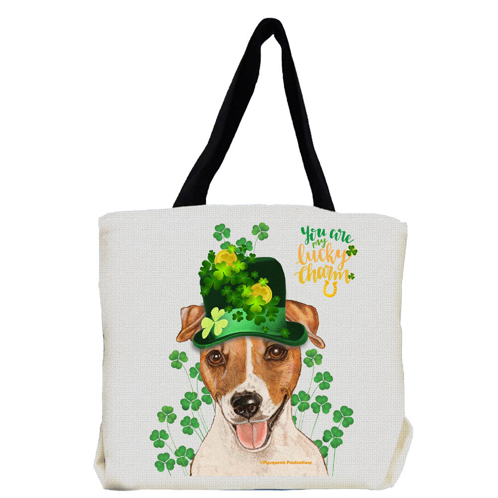 Jack Russell Terrier Saint Patrick’s Tote Bag