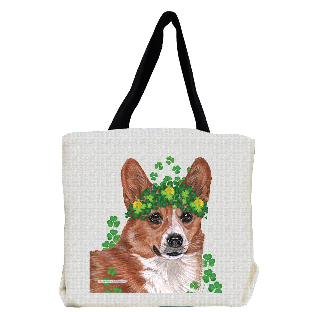 Corgi Pembroke Welsh Saint Patrick’s Tote Bag