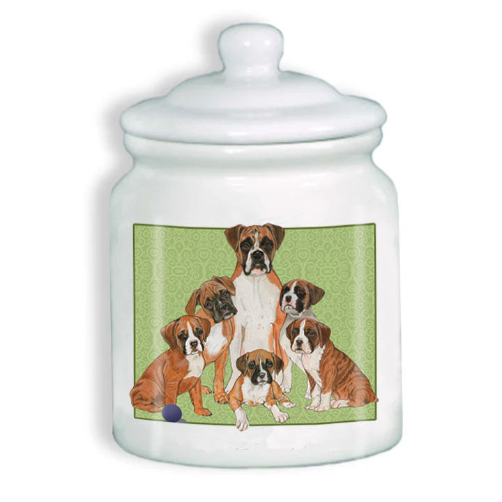 Boxer Treat Jar