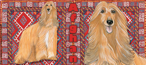 Afghan Hound Ceramic Coffee Mug Tea Cup 15 oz - Pipsqueakproductions