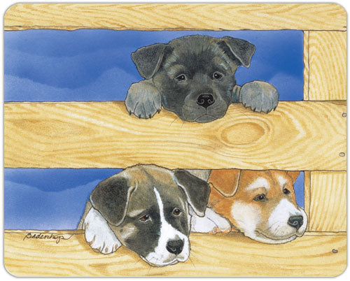 Akita Cutting Board Tempered Glass, Pet Placemat, 11.5" x 15.5" - Pipsqueakproductions