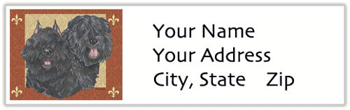 Bouvier Address Labels - Pipsqueakproductions