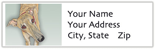 Greyhound Address Labels - Pipsqueakproductions