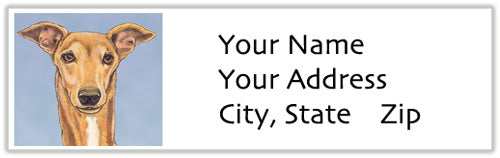 Greyhound Address Labels - Pipsqueakproductions