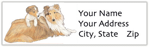 Collie Address Labels - Pipsqueakproductions