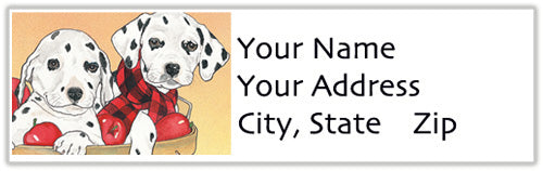 Dalmatian Address Labels - Pipsqueakproductions