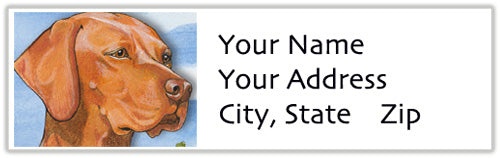 Vizsla Address Labels - Pipsqueakproductions