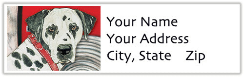 Dalmatian Address Labels - Pipsqueakproductions
