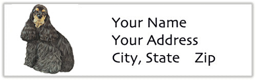 Cocker Spaniel Address Labels - Pipsqueakproductions