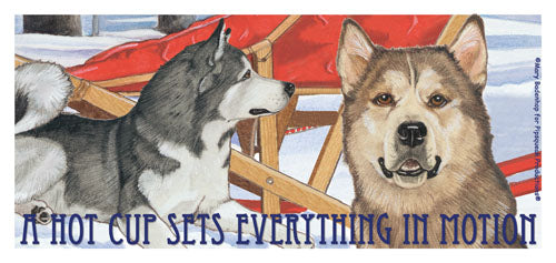 Alaskan Malamute Ceramic Coffee Mug Tea Cup 15 oz - Pipsqueakproductions