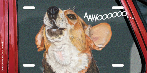 Beagle License Plate, Car Accessory, Auto Tag, Bedroom Sign, Fun Dog Lover Gift - Pipsqueakproductions