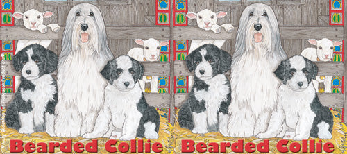 Bearded Collie Ceramic Coffee Mug Tea Cup 15 oz - Pipsqueakproductions