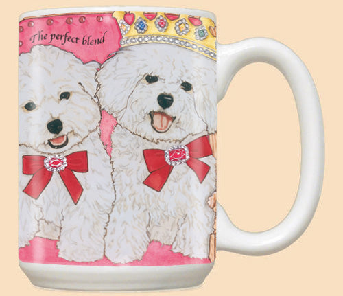 Bichon Frise Bichon Dog Ceramic Coffee Mug Tea Cup 15 oz - Pipsqueakproductions