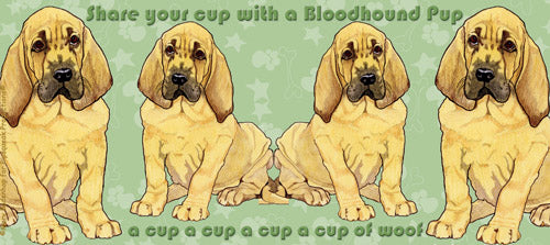 Bloodhound Ceramic Coffee Mug Tea Cup 15 oz - Pipsqueakproductions