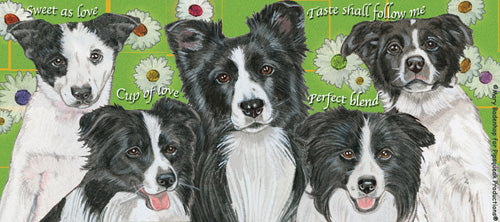 Border Collie Ceramic Coffee Mug Tea Cup 15 oz - Pipsqueakproductions