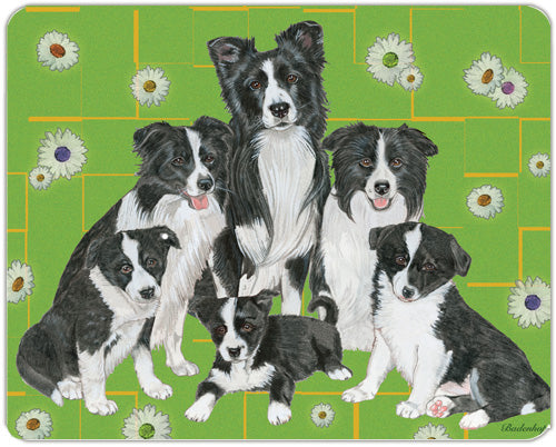 Border Collie Small Cutting Board - Pipsqueakproductions