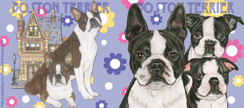 Boston Terrier Ceramic Coffee Mug Tea Cup 15 oz - Pipsqueakproductions