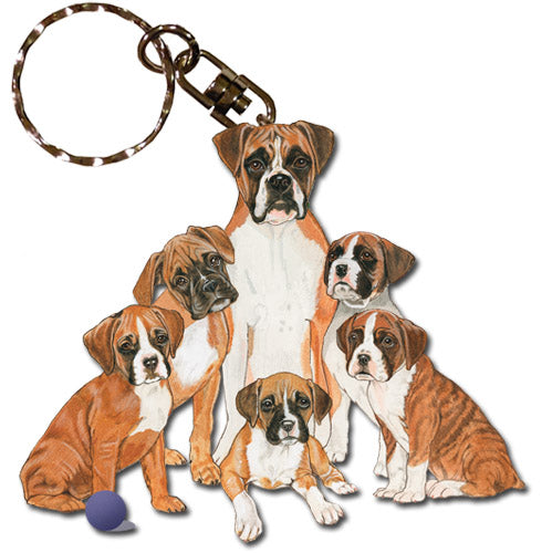Boxer Keychain Wooden - Pipsqueakproductions