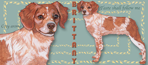 Brittany Dog Ceramic Coffee Mug Tea Cup 15 oz - Pipsqueakproductions