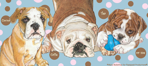 Bulldog Ceramic Coffee Mug Tea Cup 15 oz - Pipsqueakproductions