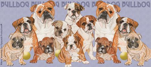 Bulldog Ceramic Coffee Mug Tea Cup 15 oz - Pipsqueakproductions