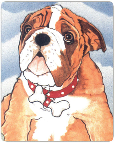 Bulldog Small Cutting Board - Pipsqueakproductions