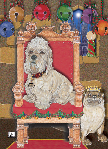 Dandie Dinmont Christmas Cards Set of 10 cards & 10 envelopes - Pipsqueakproductions