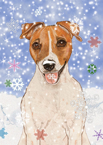 Jack Russell Terrier Christmas Cards Set of 10 cards & 10 envelopes - Pipsqueakproductions