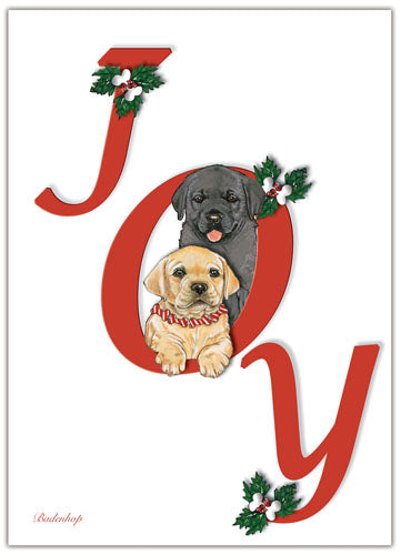 Labrador Retriever Christmas Cards Set of 10 cards & 10 envelopes - Pipsqueakproductions
