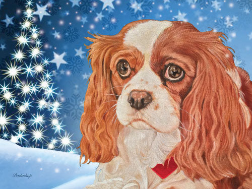 Cavalier King Charles Christmas Cards Set of 10 cards & 10 envelopes - Pipsqueakproductions