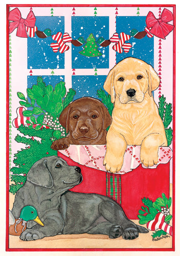 Labrador Retriever Christmas Cards Set of 10 cards & 10 envelopes - Pipsqueakproductions