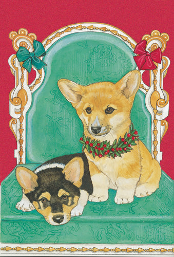 Corgi Welsh Pembroke Christmas Cards Set of 10 cards & 10 envelopes - Pipsqueakproductions