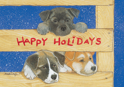 Akita Christmas Cards Set of 10 cards & 10 envelopes - Pipsqueakproductions