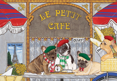 French Bulldog Christmas Cards Set of 10 cards & 10 envelopes - Pipsqueakproductions