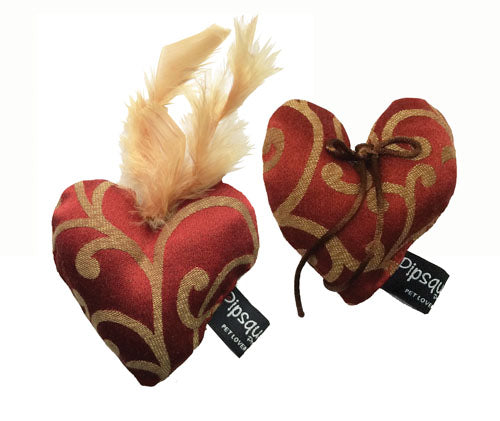 Cat Heart Catnip Toy - Pipsqueakproductions