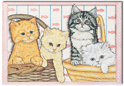 Cat 2D Magnet - Pipsqueakproductions