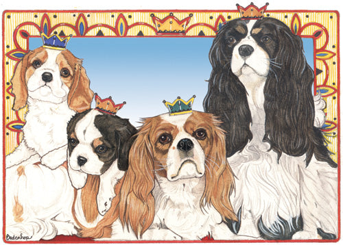 Cavalier King Charles Blank Note Cards Boxed - Pipsqueakproductions