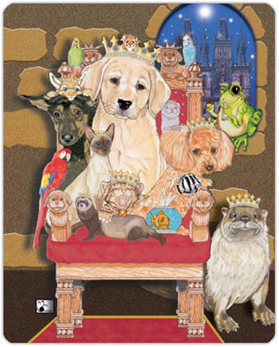 Dog, Cat with other Pets Small Cutting Board - Pipsqueakproductions