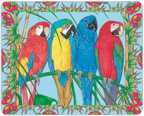 Macaw Small Cutting Board - Pipsqueakproductions