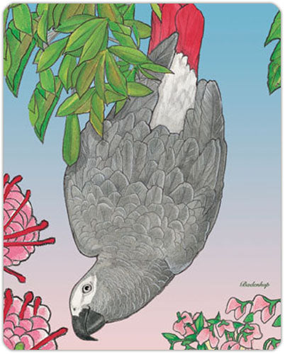 African Grey Small Cutting Board - Pipsqueakproductions