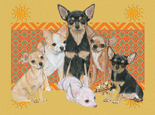 Chihuahua Blank Note Cards Boxed - Pipsqueakproductions