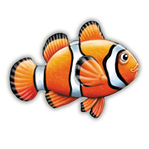 Clownfish Magnet Wooden - Pipsqueakproductions
