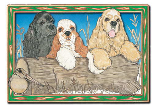 Cocker Spaniel 2D Magnet - Pipsqueakproductions