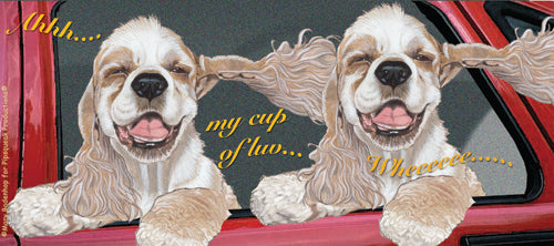 Cocker Spaniel Ceramic Coffee Mug Tea Cup 15 oz - Pipsqueakproductions