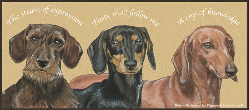 Dachshund Ceramic Coffee Mug Tea Cup 15 oz - Pipsqueakproductions