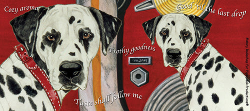 Dalmatian Ceramic Coffee Mug Tea Cup 15 oz - Pipsqueakproductions